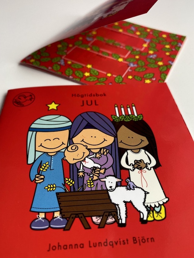 Högtidsbok Jul. Liten fyll-i-bok för barn 3-9 år - Johanna Form & Design  webbshop