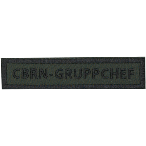 CBRN-gruppchef tygband kardborre (980248), pris per styck, leverans normalt inom 48 timmar
