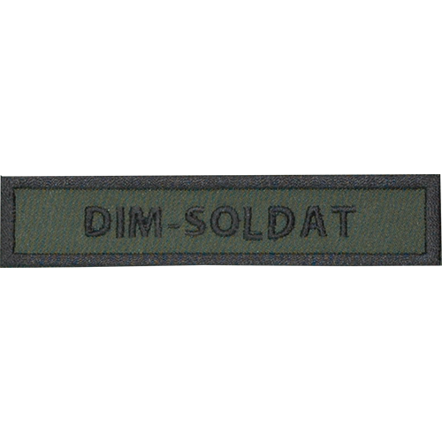 DIM-soldat tygband grön (980158), pris per styck, leverans normalt inom 48 timmar