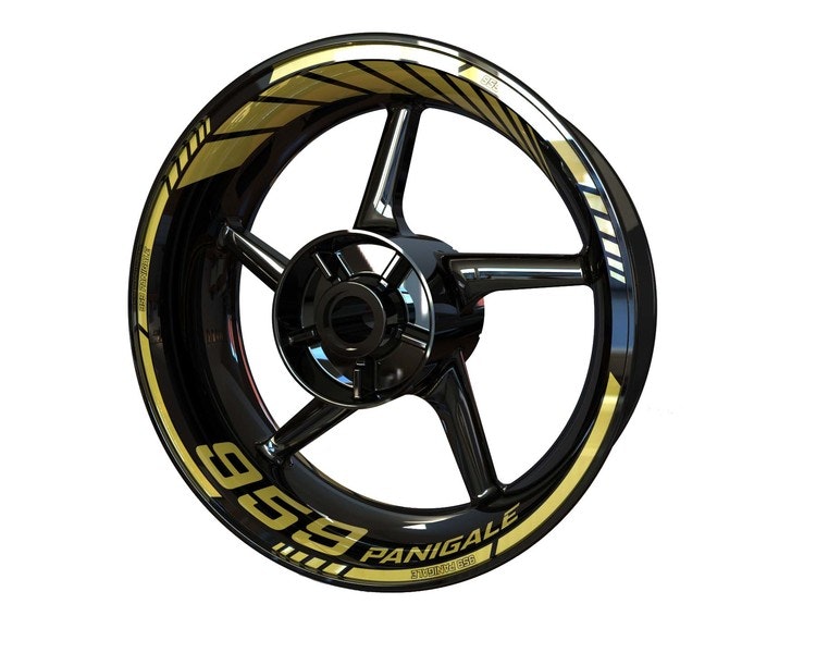 Ducati 959 Panigale Wheel Stickers - "Classic" Standard Design