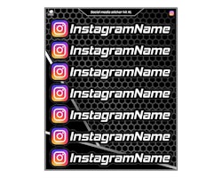 Instagram Sticker kit - XL - "Big size"