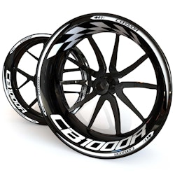 CB1000R Wheel Stickers - "Checker" Black Friday