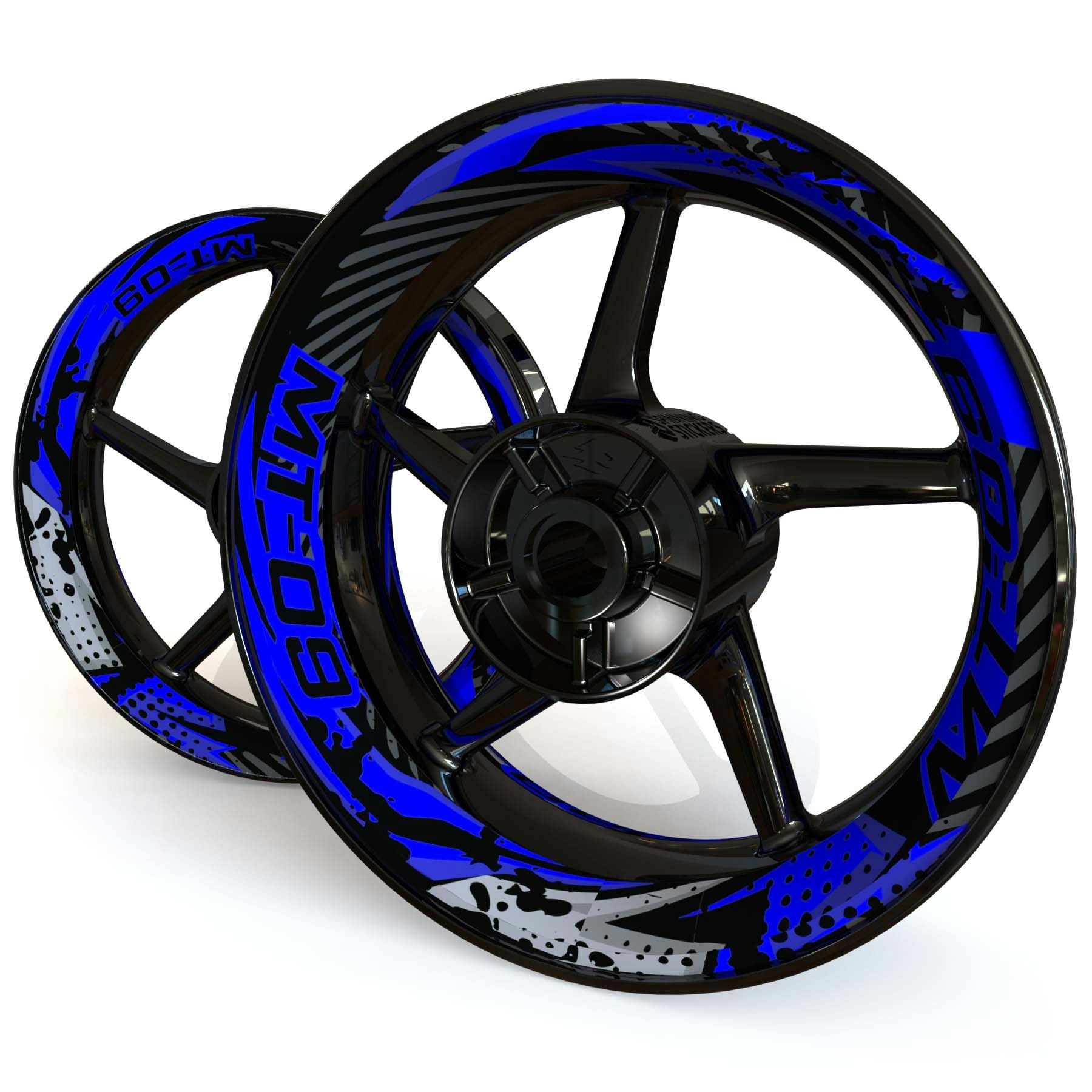 MT-09 Wheel Stickers - "Wrath" Black Friday