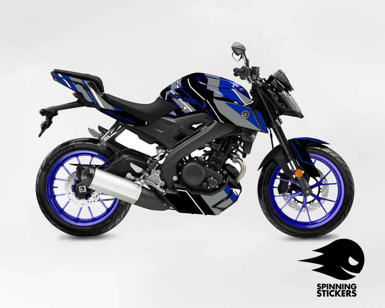 Yamaha MT 125 Grafische Kit - "Organized Chaos 2014-2019