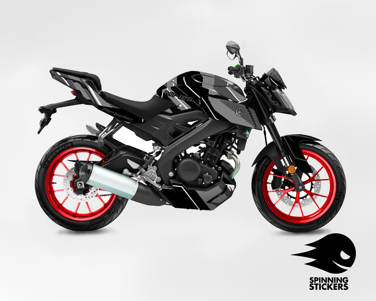 Yamaha MT 125 Grafische Kit - "Organized Chaos 2014-2019