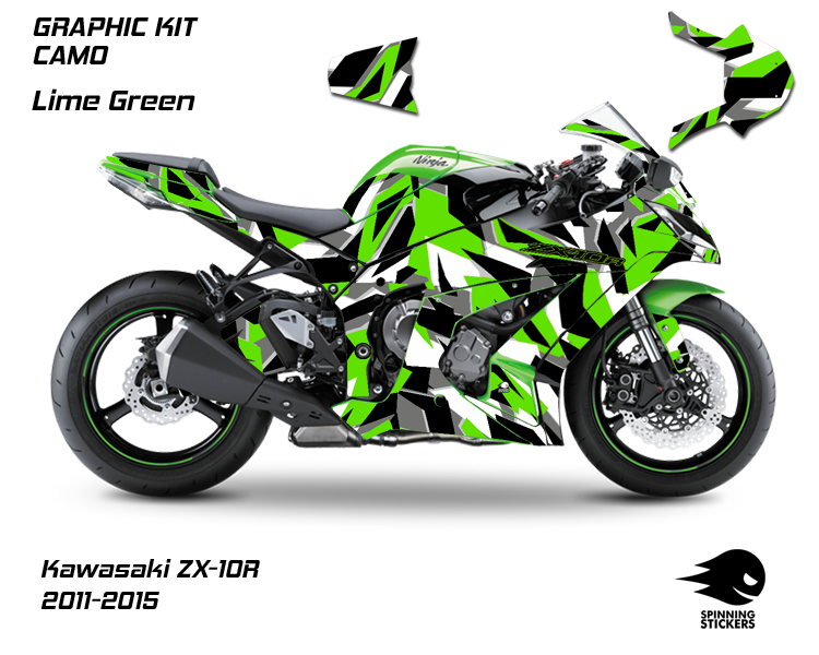 CAMO Grafische Kit - Voor ZX-10R 2011-2015