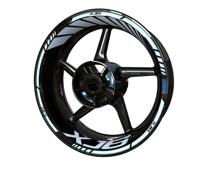 Yamaha XJ6 Wheel Stickers - Standard Design