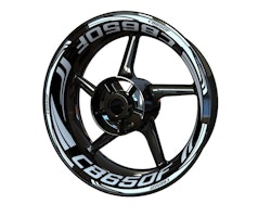 CB650F Wheel Stickers - "Wave"