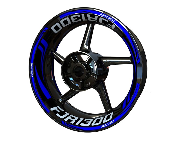 Yamaha FJR1300 Wheel Stickers - Plus Design