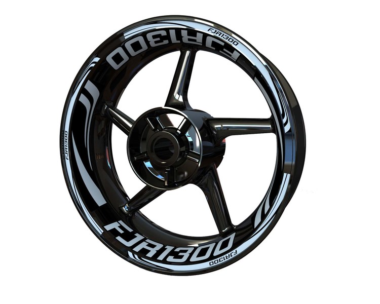 Yamaha FJR1300 Wheel Stickers - Plus Design