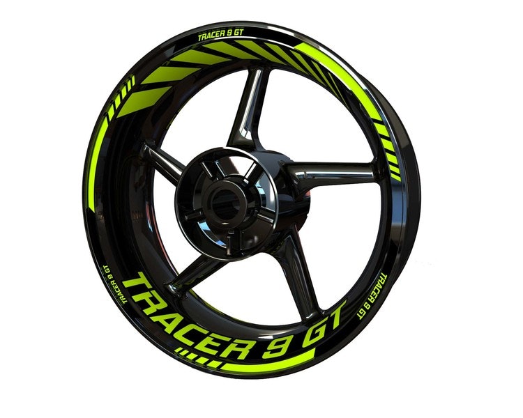 Yamaha TRACER 9 GT Velg Stickers - standaard ontwerp