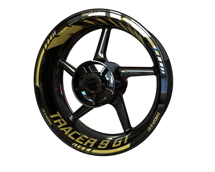 Yamaha TRACER 9 GT Velg Stickers - standaard ontwerp