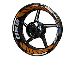 KTM 990 Super Duke Wheel Stickers - Plus Design