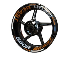 Wheel Stickers - Fits 990 Super Duke - "Beast Classic"