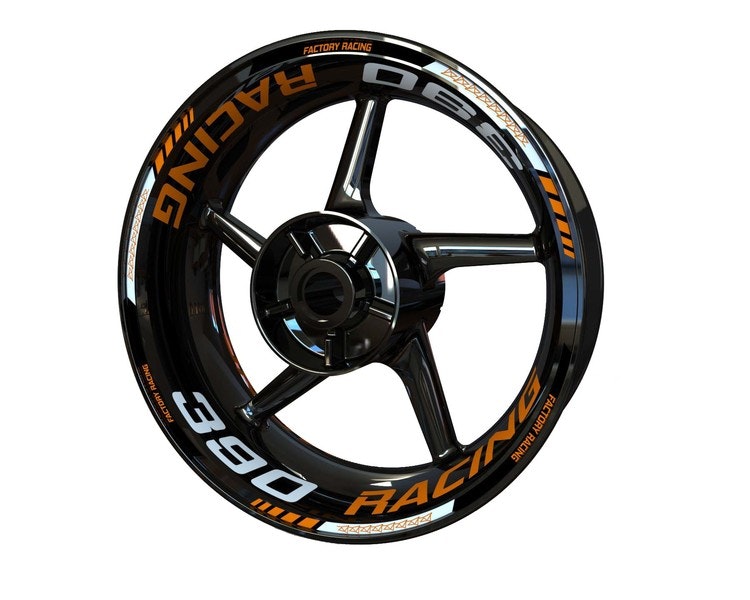 Adesivi per cerchioni RC 390 e 390 Duke "Racing" - Design standard