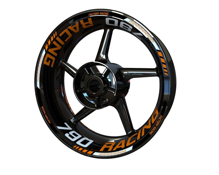 KTM 790 Duke "Racing" Wheel Stickers - "Classic" Standard Design