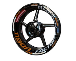 1190 RC8 R Wheel Stickers - Plus Design