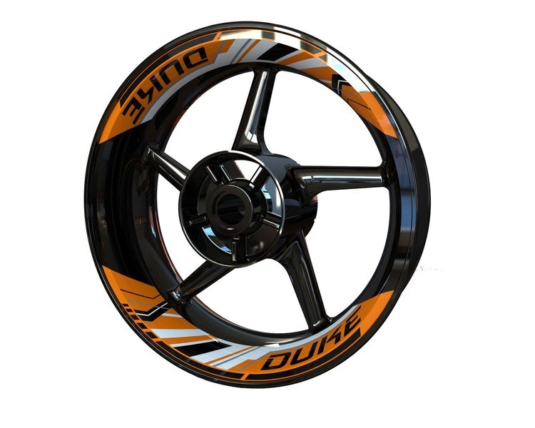 KTM Duke Wheel Stickers - Two Piece Design - SpinningStickers | #1  Motorcycle & Powersport Graphics