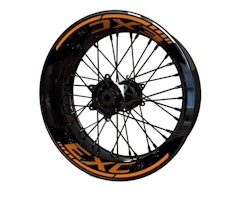 Velg Stickers - Voor EXC 17" - "Grit"