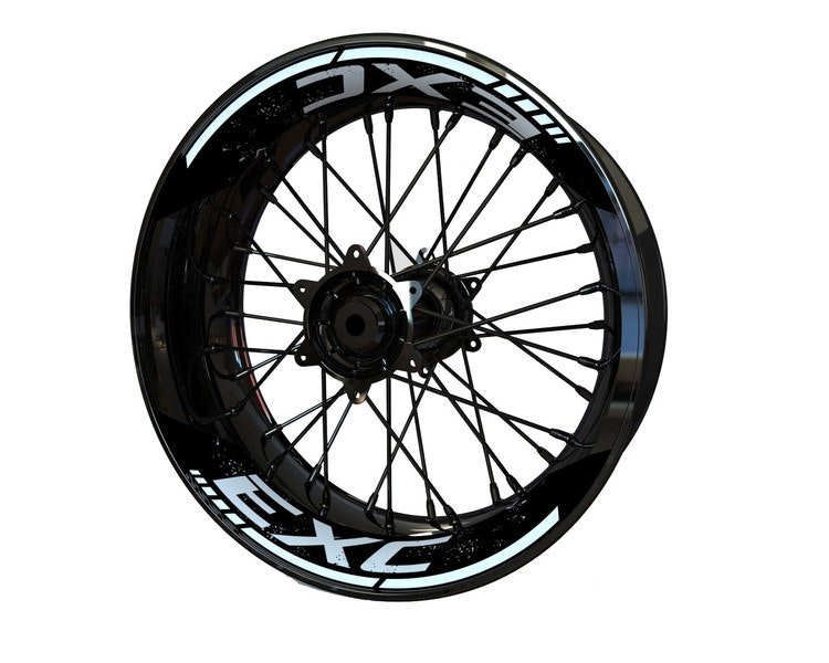 EXC 17" Velg Stickers - tweedelig ontwerp