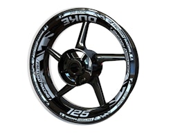 125 Duke Wheel Stickers - Plus Design
