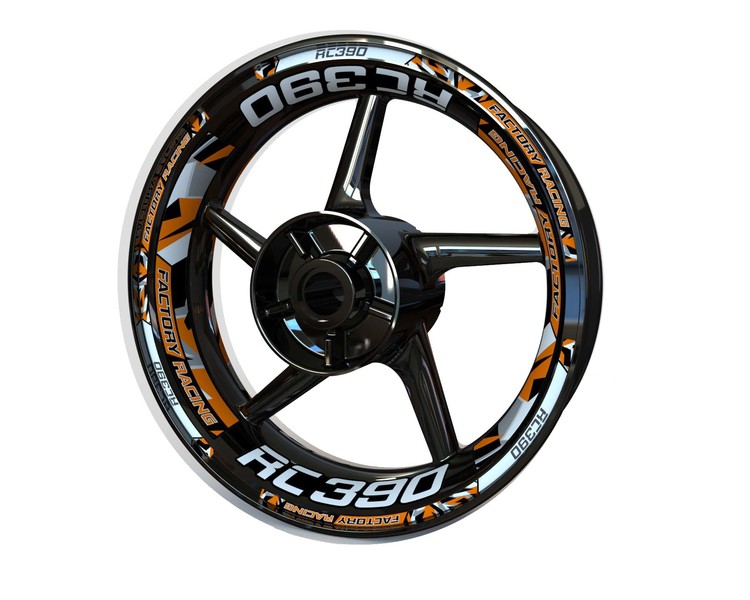 KTM RC390 Wheel Stickers - Plus Design V2