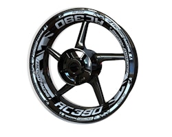 RC390 Wheel Stickers - Plus Design V2