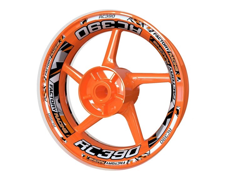 RC390 Velg Stickers - Plus ontwerp