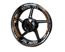 KTM RC125 Wheel Stickers - Plus Design