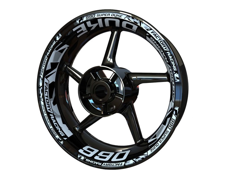 KTM 990 Super Duke Wheel Stickers - Plus Design