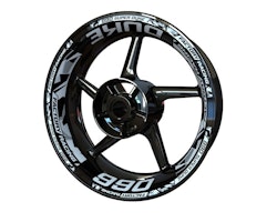 990 Super Duke Wheel Stickers - Plus Design