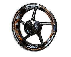390 Duke Wheel Stickers - Plus Design