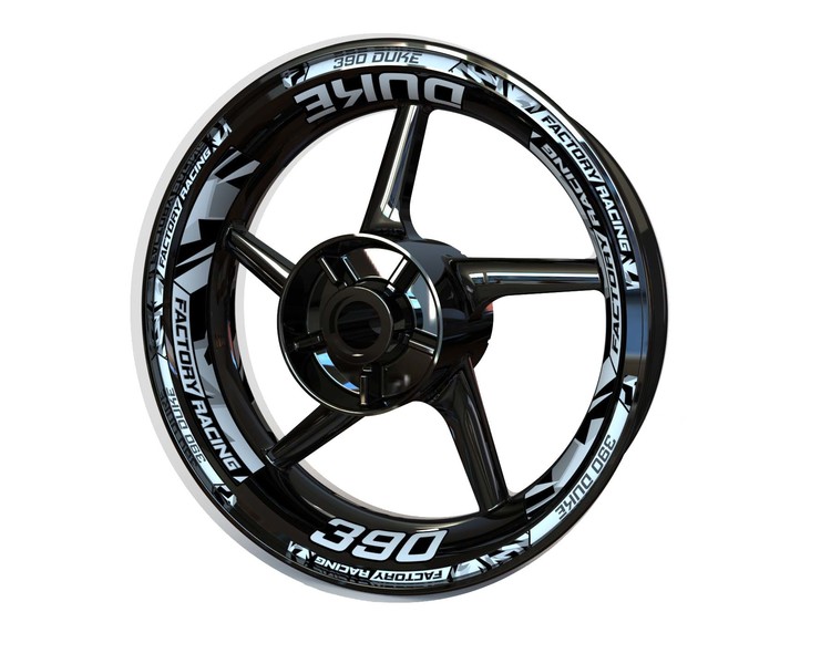 KTM 390 Duke Wheel Stickers - Plus Design