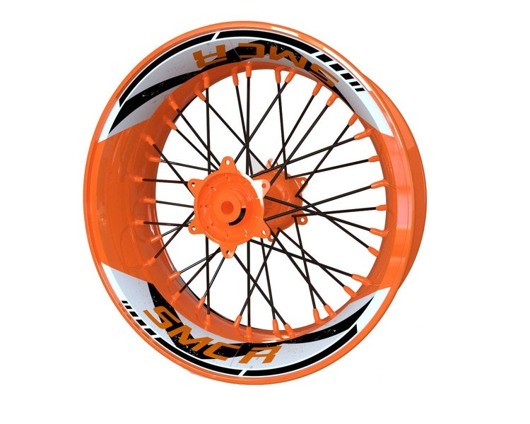 Wheel Stickers - Fits 690 SMC R - "Grit"