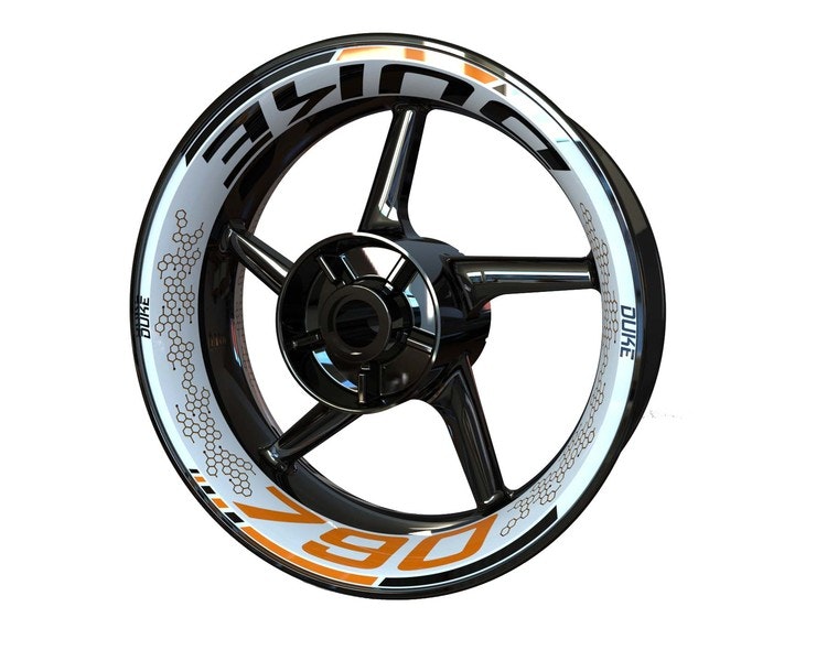 Autocollants de roue Premium pour KTM 790 DUKE - SpinningStickers |  Autocollants de jante de moto