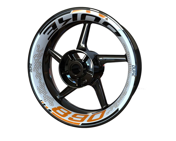 KTM 890 Duke Wheel Stickers - Premium Design