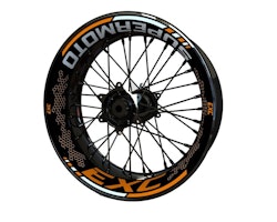 "EXC 17" Velg Stickers - " Wheel Stickers - "Honeycomb"