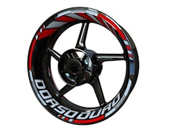 Stickers de jantes Aprilia Dorsoduro - Design standard