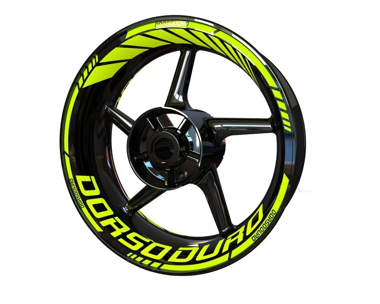 Aprilia Dorsoduro Wheel Stickers - "Classic" Standard Design