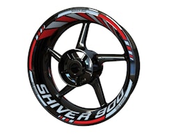 Aprilia Shiver 900 Wheel Stickers - Standard Design