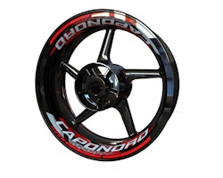 Caponord Wheel Stickers - "Torque"