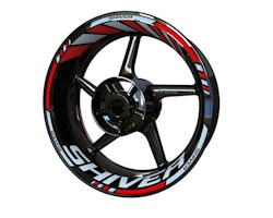 Aprilia Shiver Wheel Stickers - Standard Design