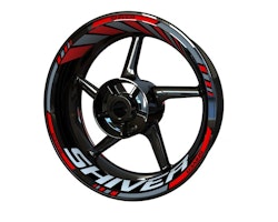 Aprilia Shiver Wheel Stickers - "Classic" Standard Design