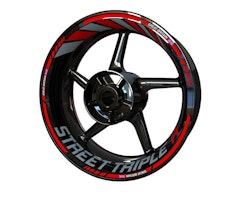Triumph Street Triple R Wheel Stickers - "Classic" Standard Design