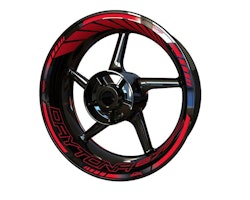 Triumph Daytona 675 Wheel Stickers - "Classic"