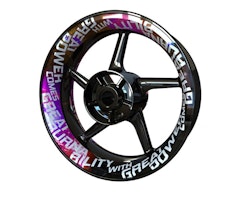 "Burnability" Wheel Stickers