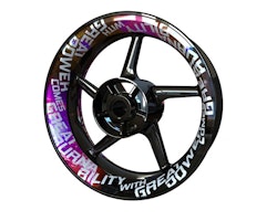 Burnability Wheel Stickers - Premium Design