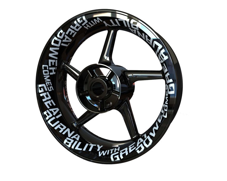 Burnability Wheel Stickers - Premium Design