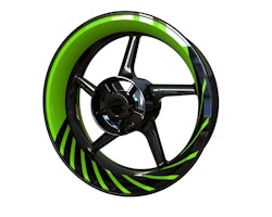 Twisted Spinners Felgenaufkleber - Premium Design