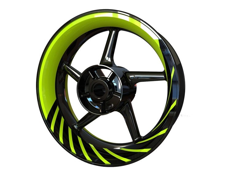 Adesivi per cerchioni Twisted Spinners - Design Premium